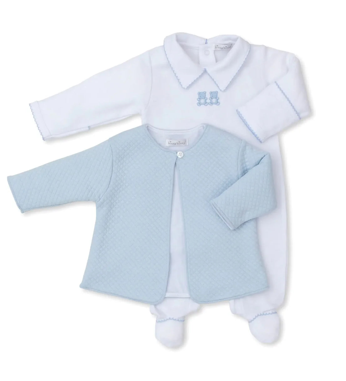 Kissy Kissy Blue 2pc Rocking Horse Outfit