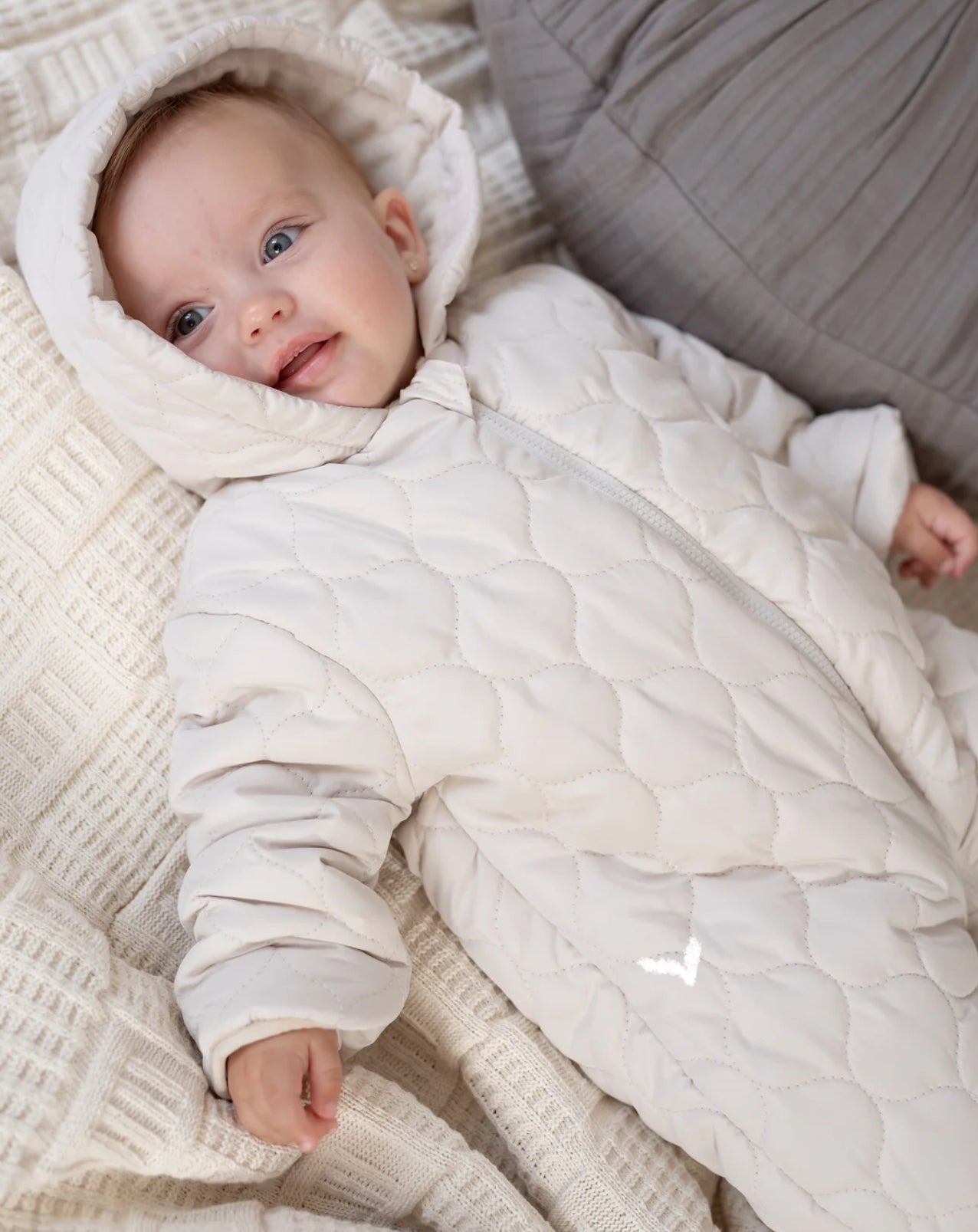 Tutto Piccolo Ecru Snowsuit