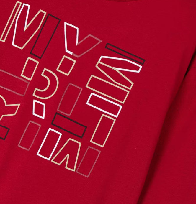 Mayoral Red Letter Design Top