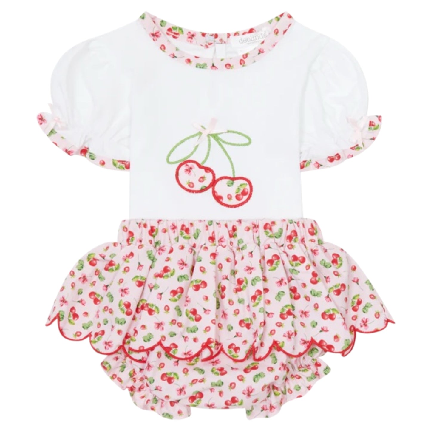 Deolinda 2pc Cherries Jam Pant Set