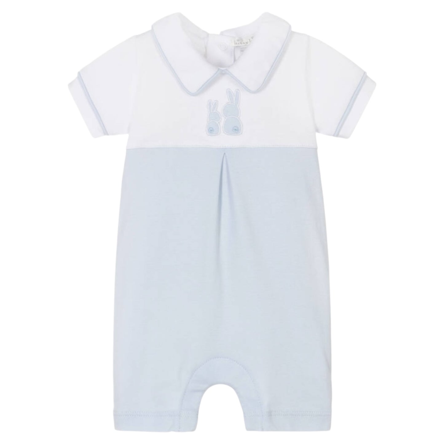 Kissy Kissy Blue/White Bunny Romper