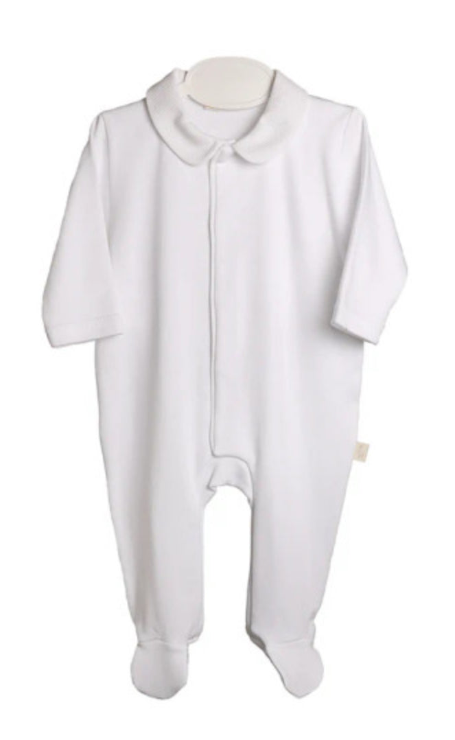 Baby Gi White Cotton Wings Babygrow