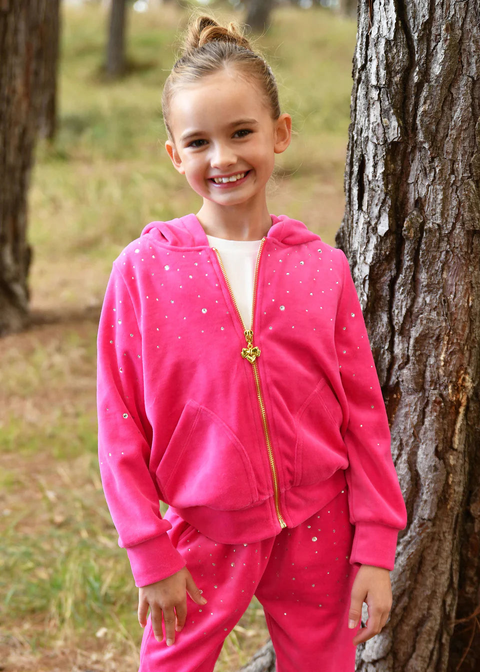 Angels Face Bijou Hot Pink Tracksuit