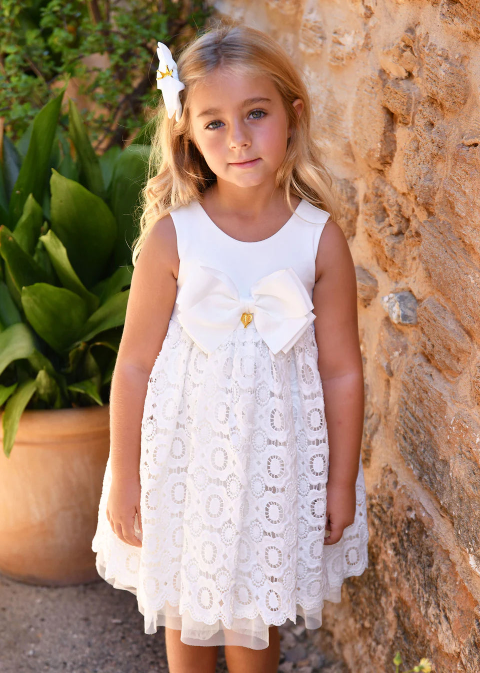 Angels Face Corella White Dress