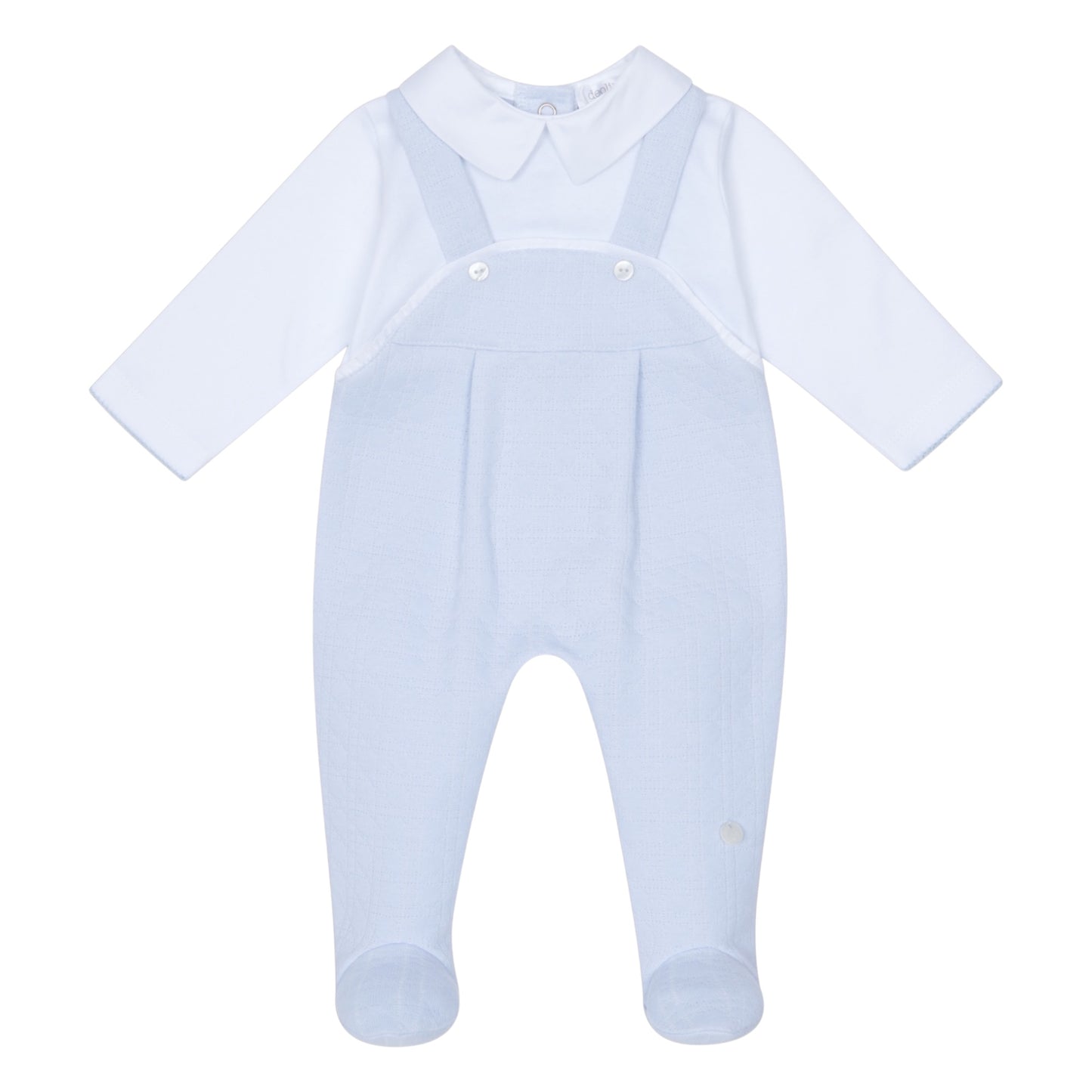 Deolinda Blue/White Babygrow
