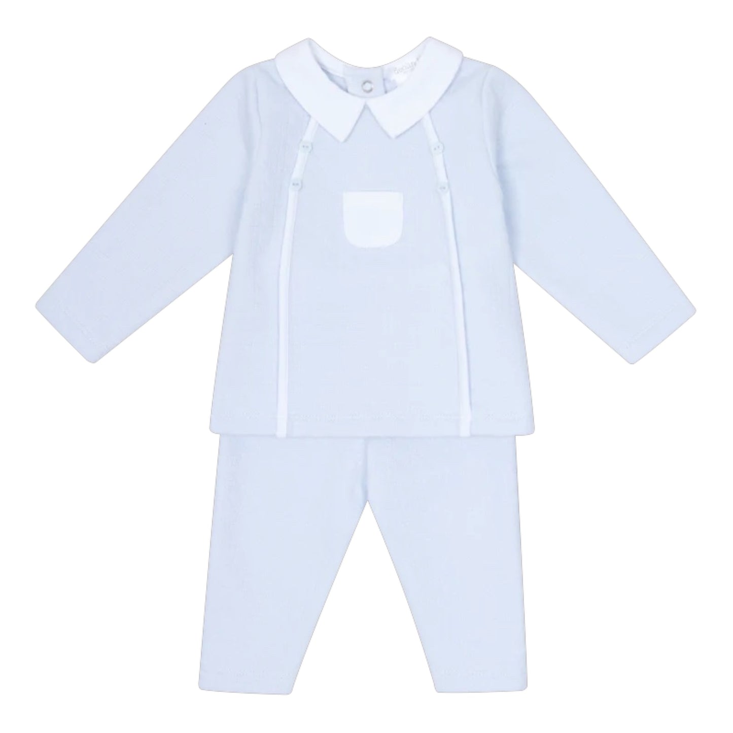 Deolinda Sky Blue 2pc Textured Tracksuit