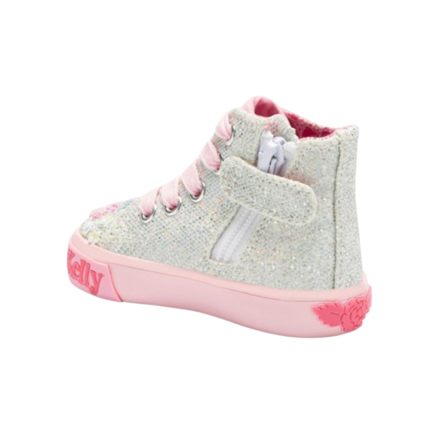 Lelli Kelly Luce Silver High-Top Trainer