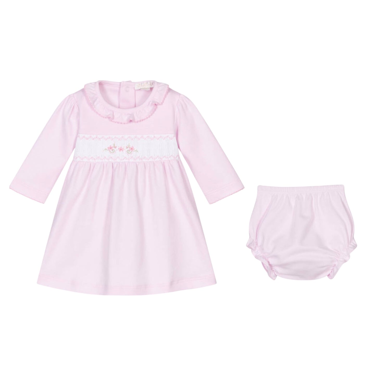 Kissy Kissy Pink Floral 2pc Long Sleeve Dress