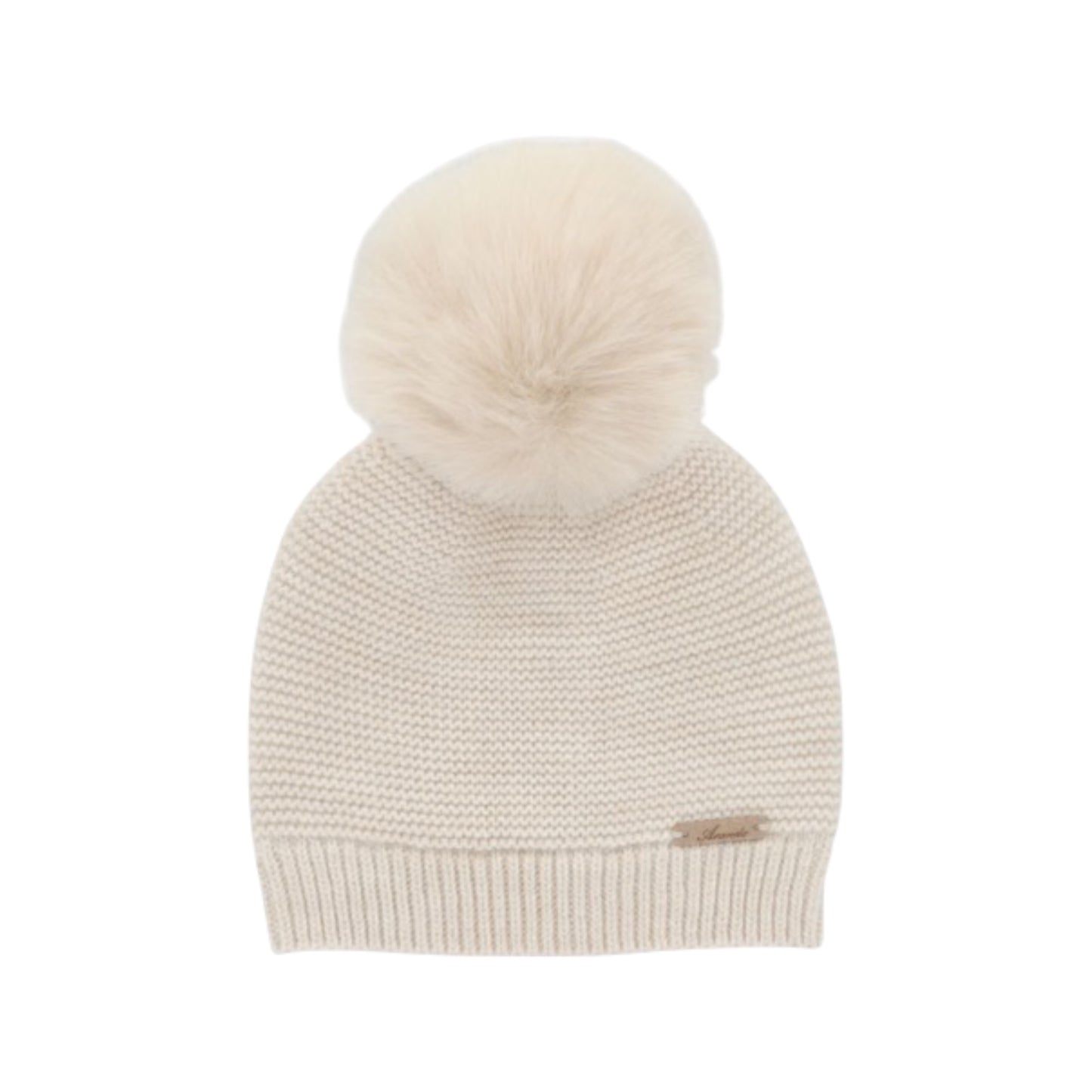 Martin Aranda Beige Pom Hat