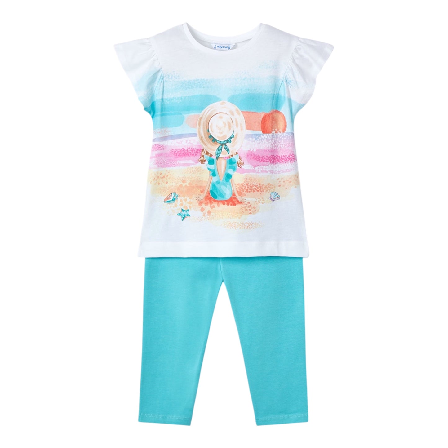 Mayoral Turquoise Sunset Leggings Set