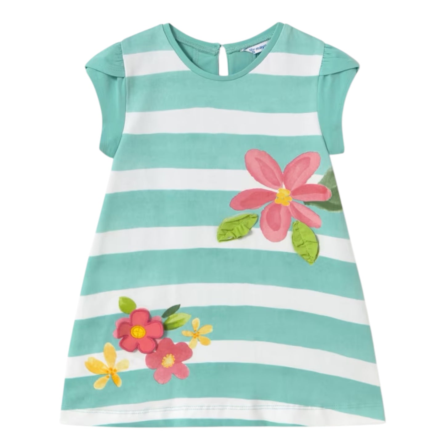 Mayoral Turquoise Floral Dress