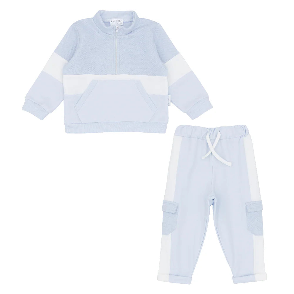 Pastels & Co Aston 2pc Textured Tracksuit