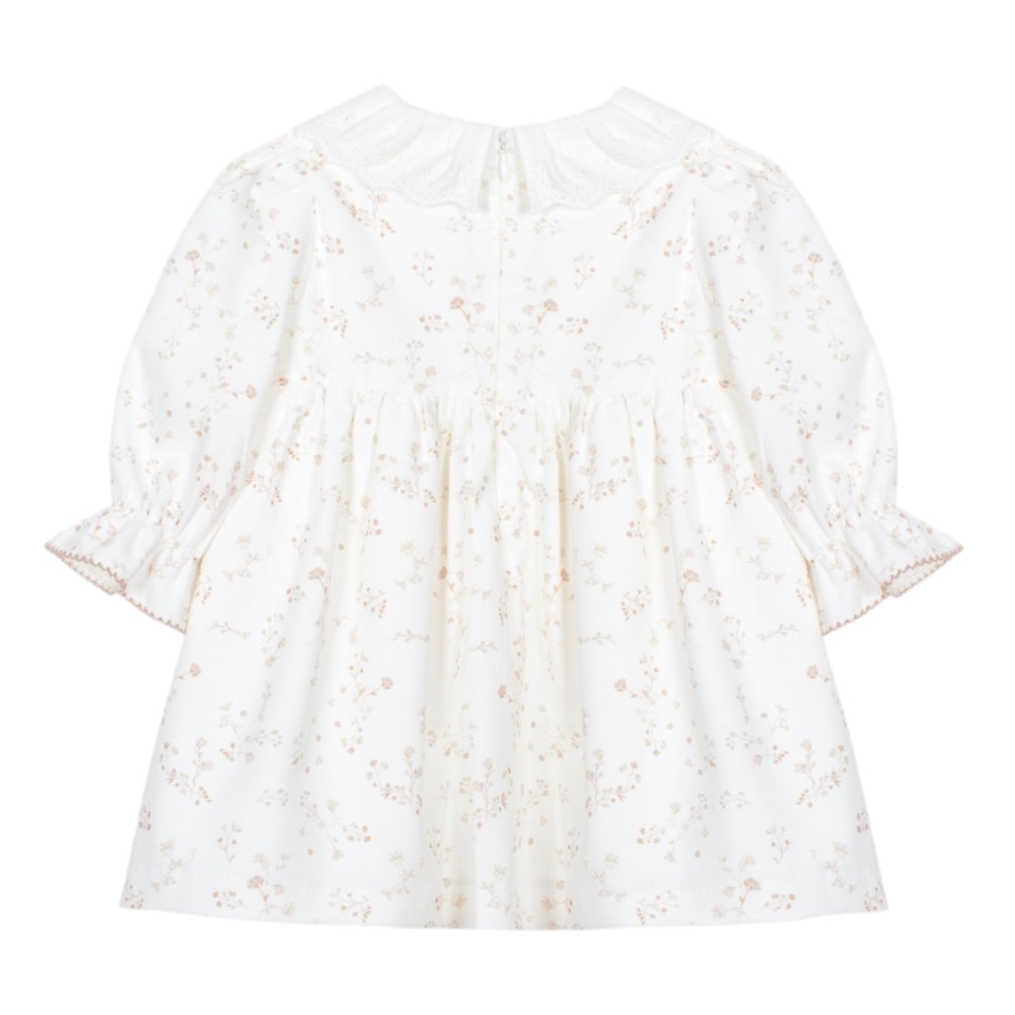 Patachou Ivory Smocked Dress