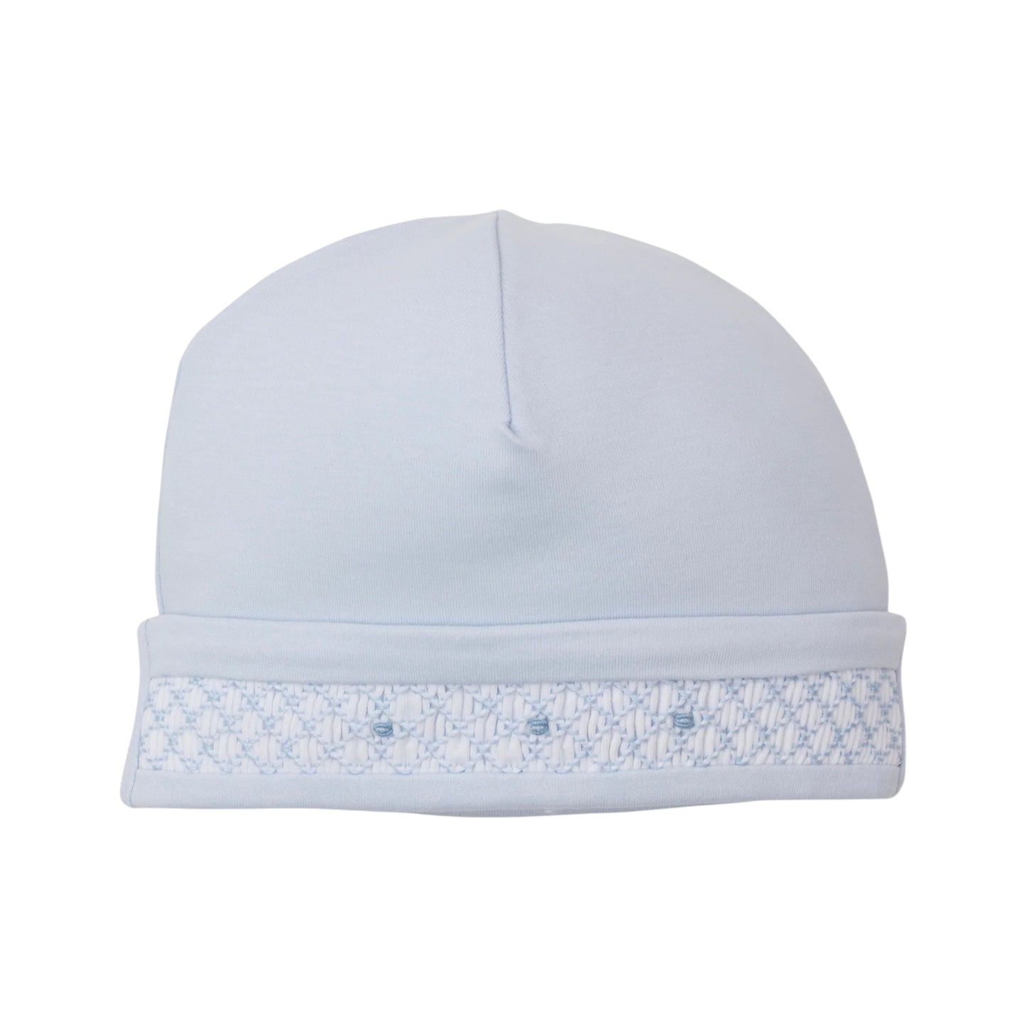 Kissy Kissy Blue Smocked 2pc Babygrow & Hat