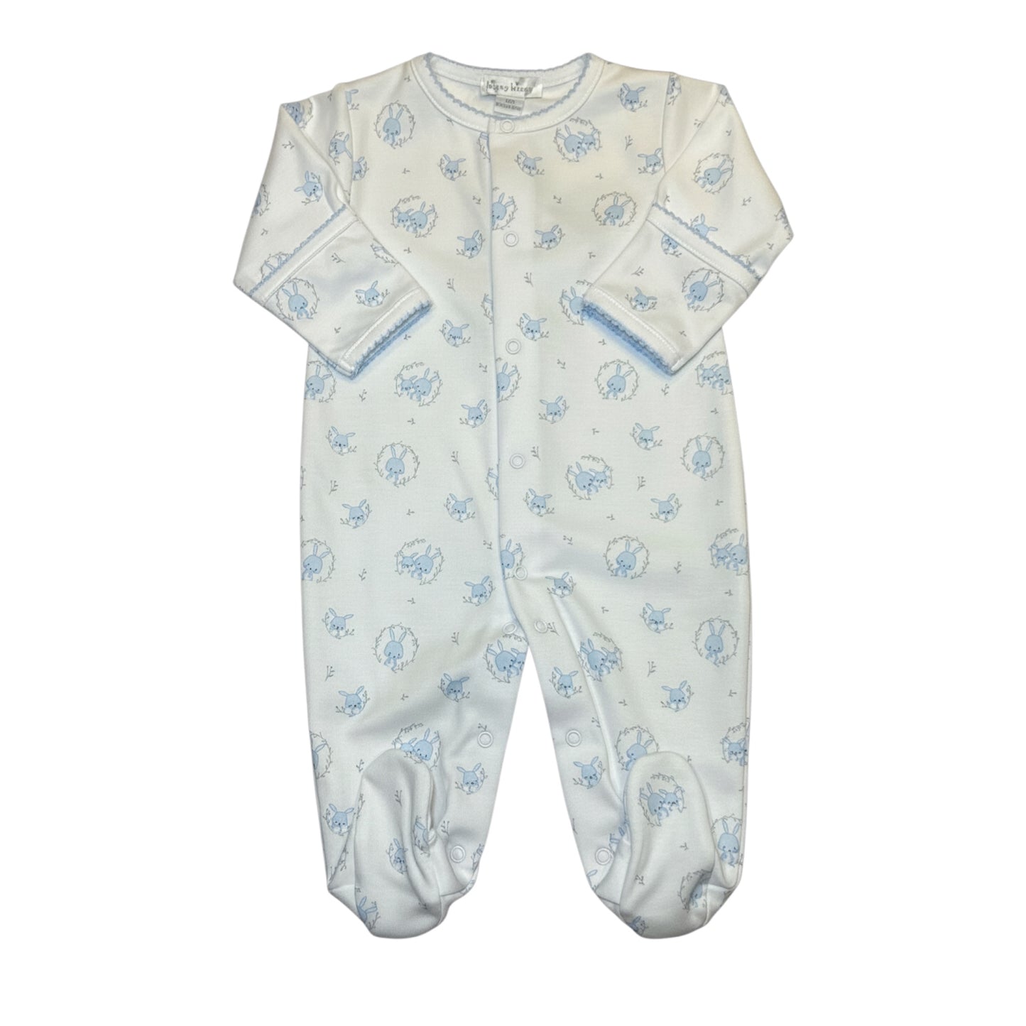 Kissy Kissy Blue Bunnies Babygrow