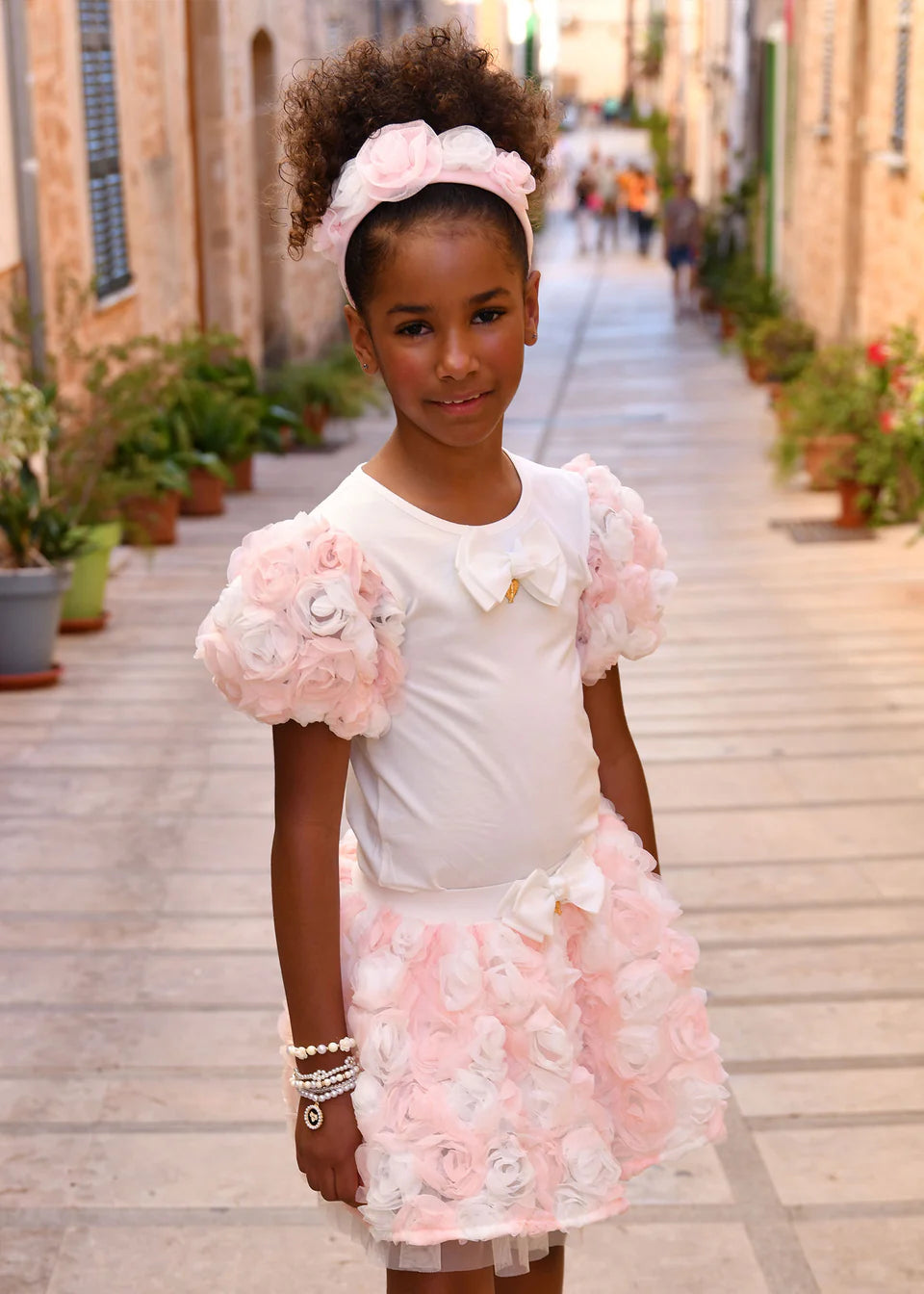 Angels Face Roses 2pc Skirt Set