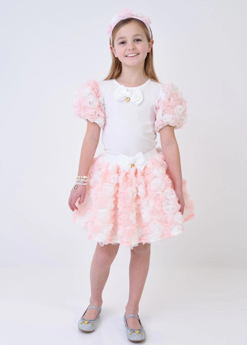 Angels Face Roses 2pc Skirt Set