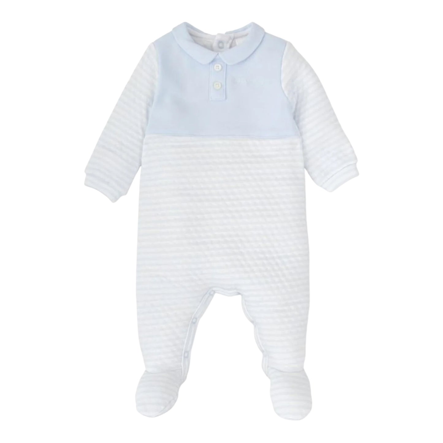 Tutto Piccolo Blue Panel Babygrow