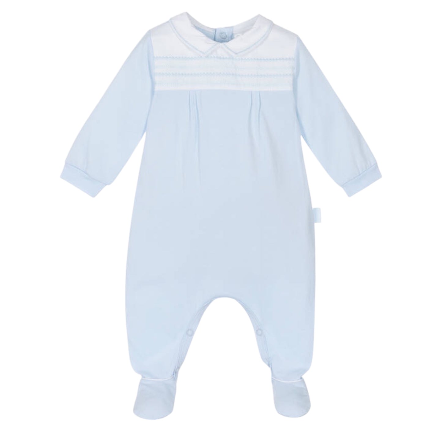 Tutto Piccolo Blue / White Panel Babygrow