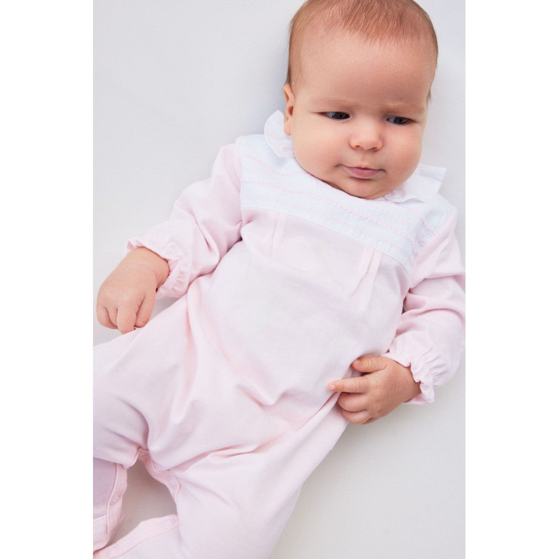 Tutto Piccolo Pink / White Panel Babygrow