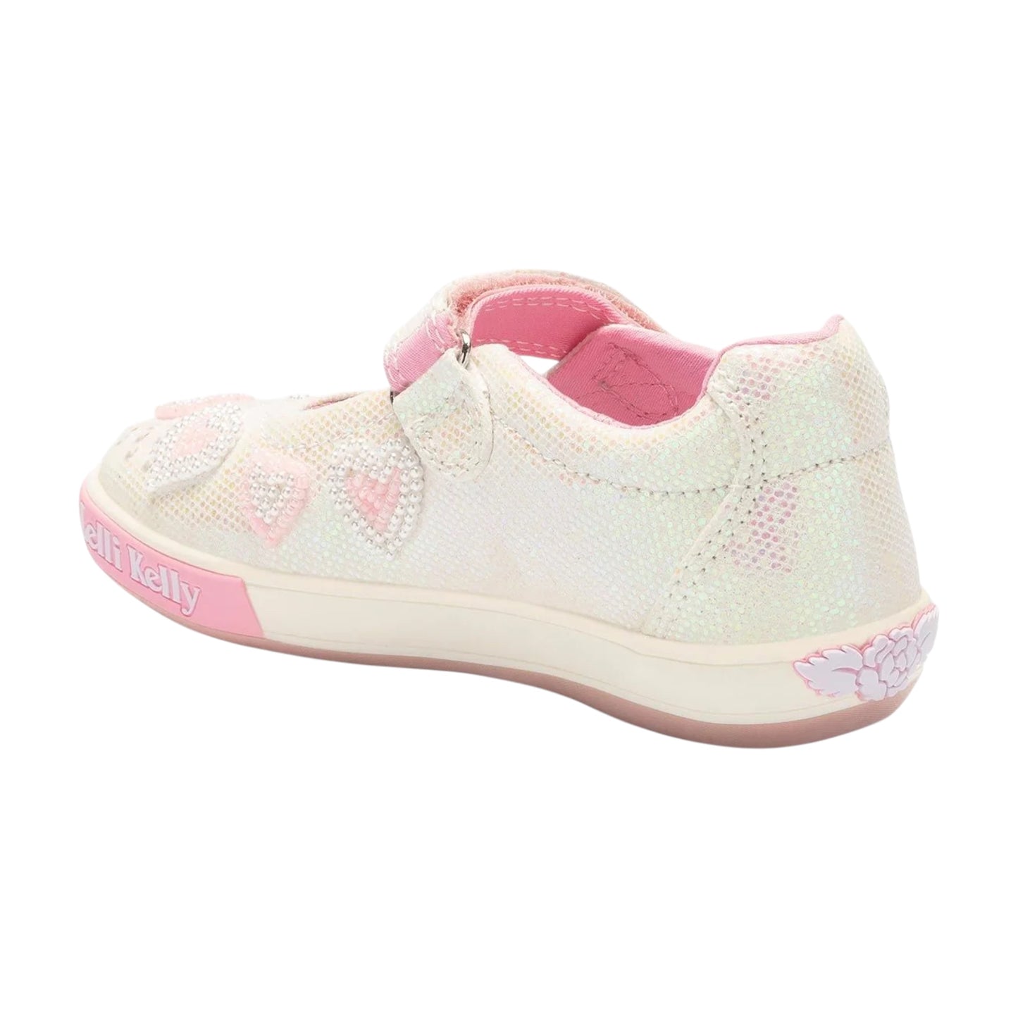 Lelli Kelly Aurora White Glitter Shoes