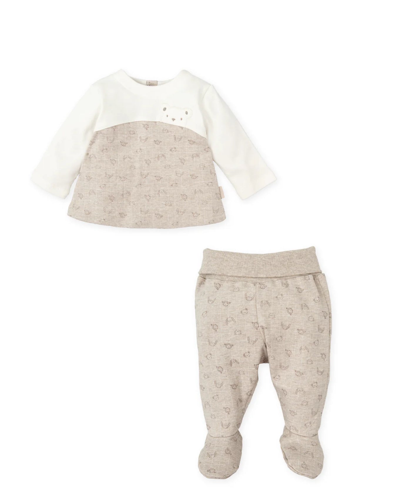 Tutto Piccolo Neutral Bunny 2pc Set