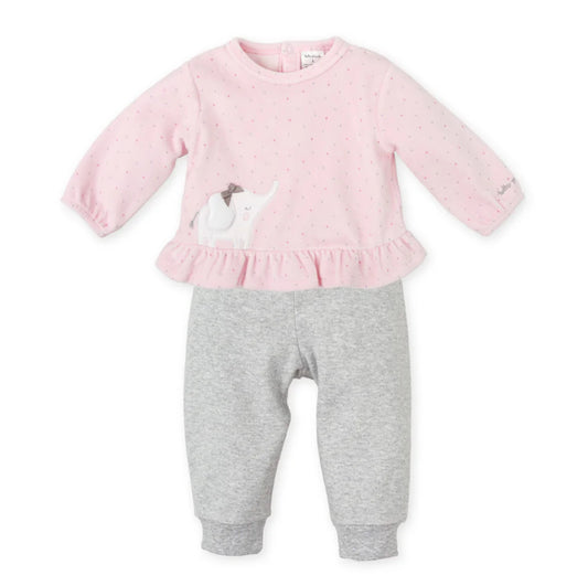 Tutto Piccolo Pink Elephant 2pc Set