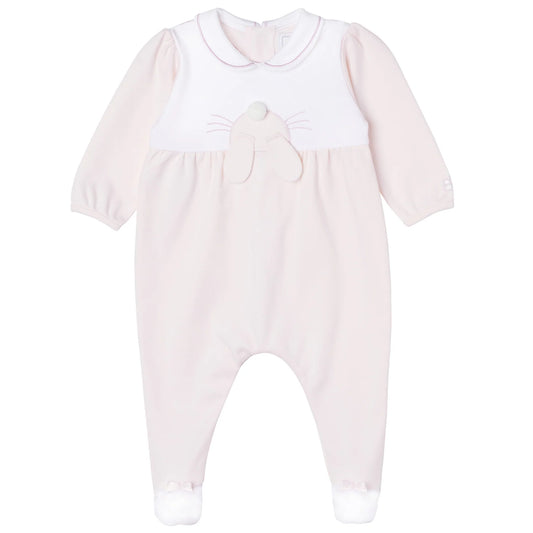 Emile Et Rose Pink Bunny Babygrow