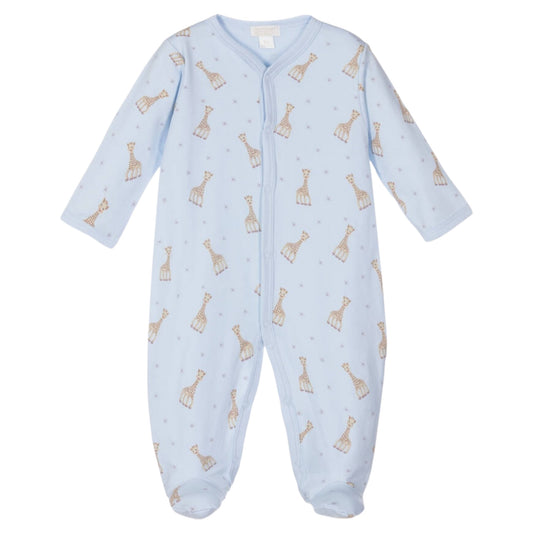 Kissy Kissy Blue Sophie Giraffe Babygrow