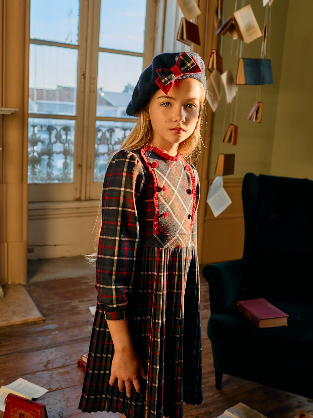Patachou Tartan Dress