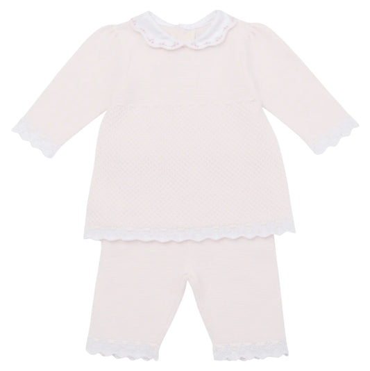 Emile Et Rose 2pc Pink Knit Outfit