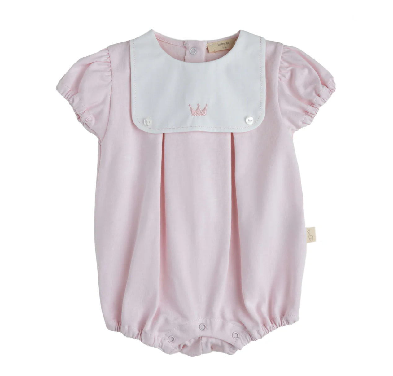Baby Gi Pink Crown Romper