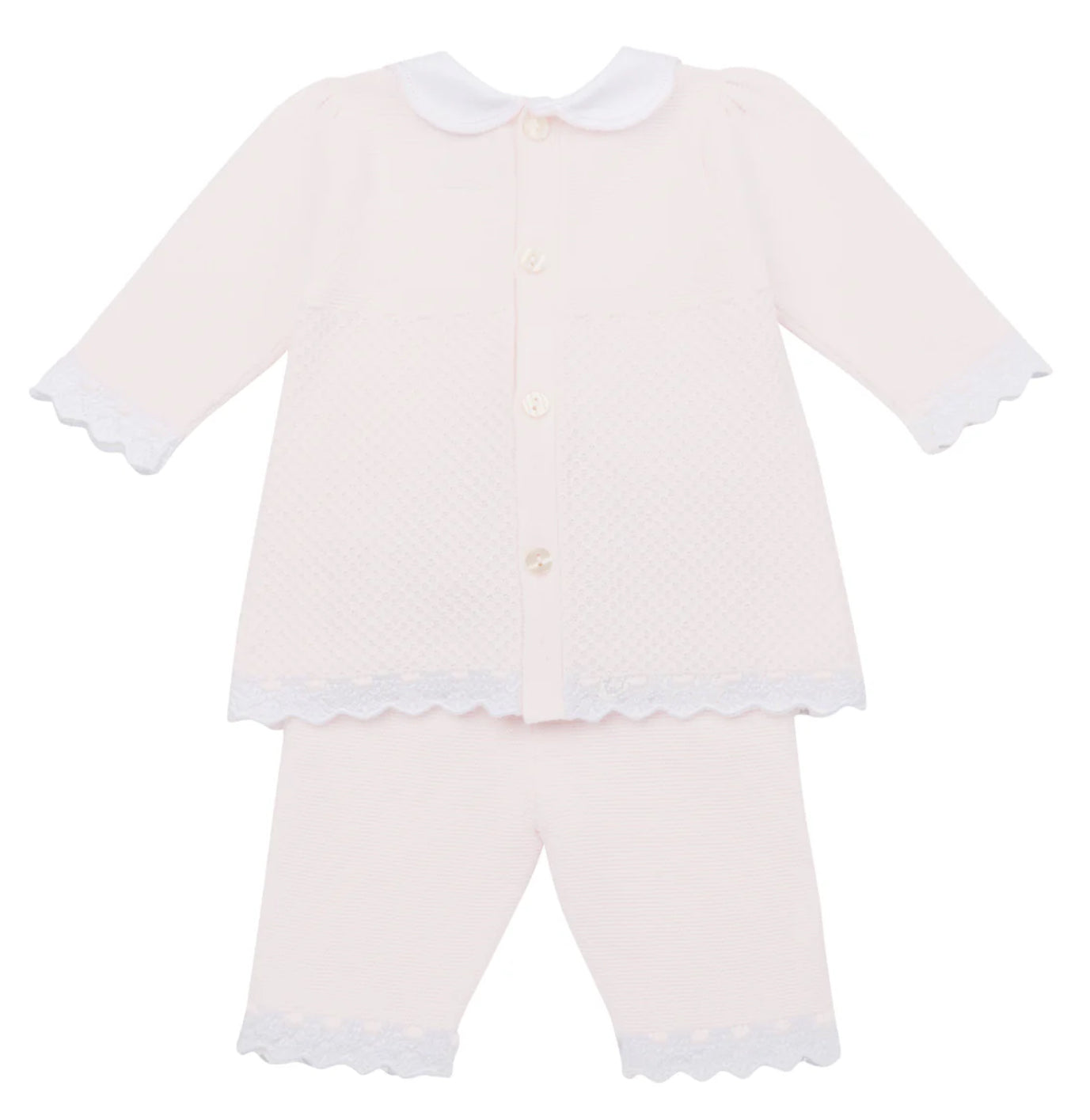 Emile Et Rose 2pc Pink Knit Outfit