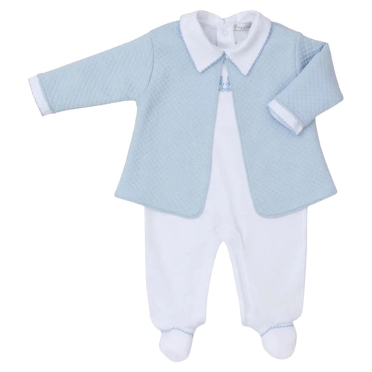 Kissy Kissy Blue 2pc Bear Outfit