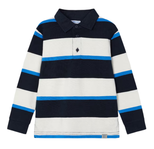 Mayoral Stripe Polo Shirt