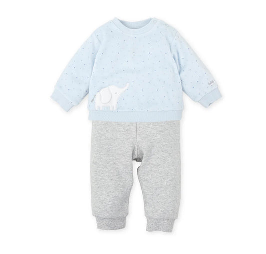 Tutto Piccolo Blue Elephant 2pc Set