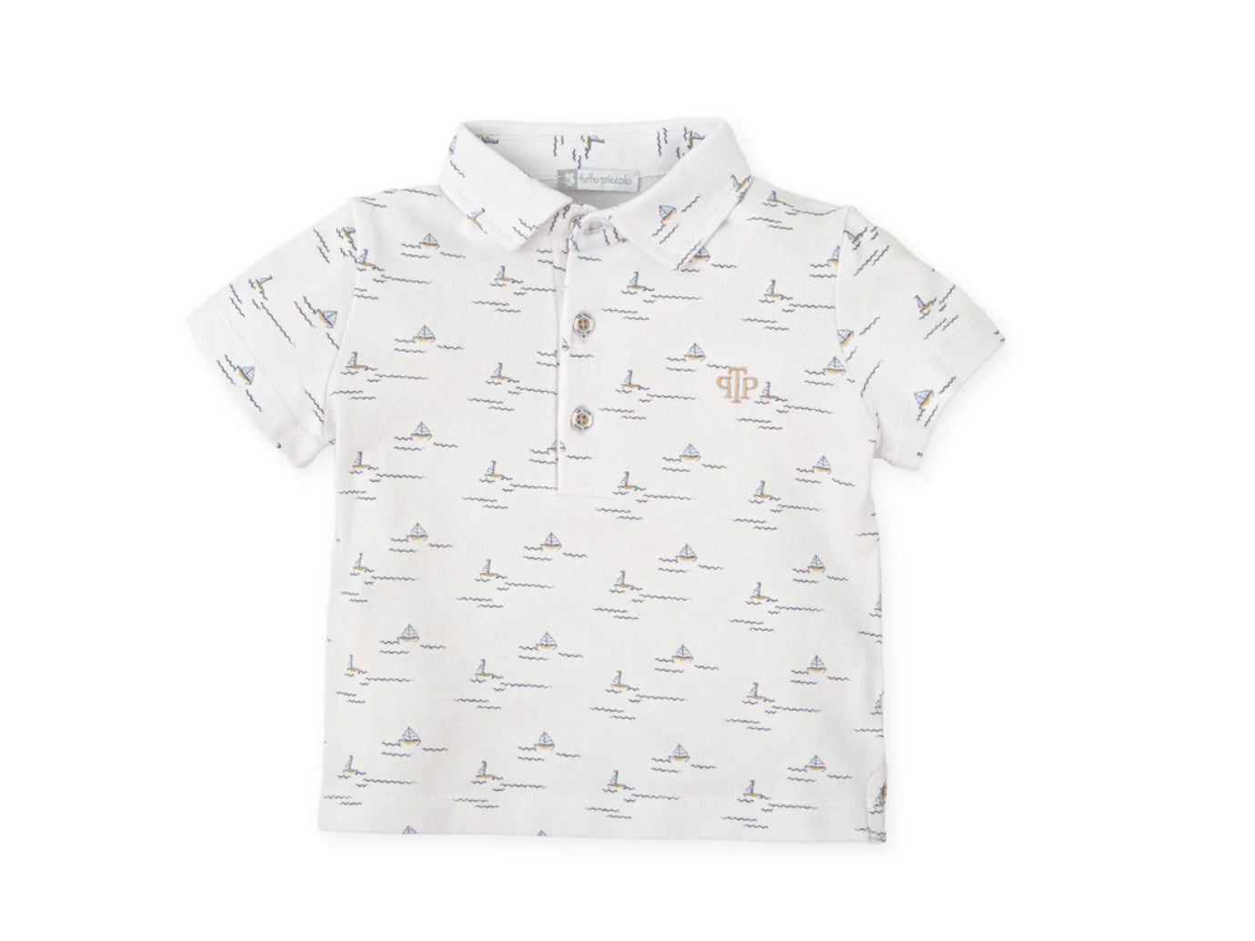 Tutto Piccolo Sail Boat Shorts Set