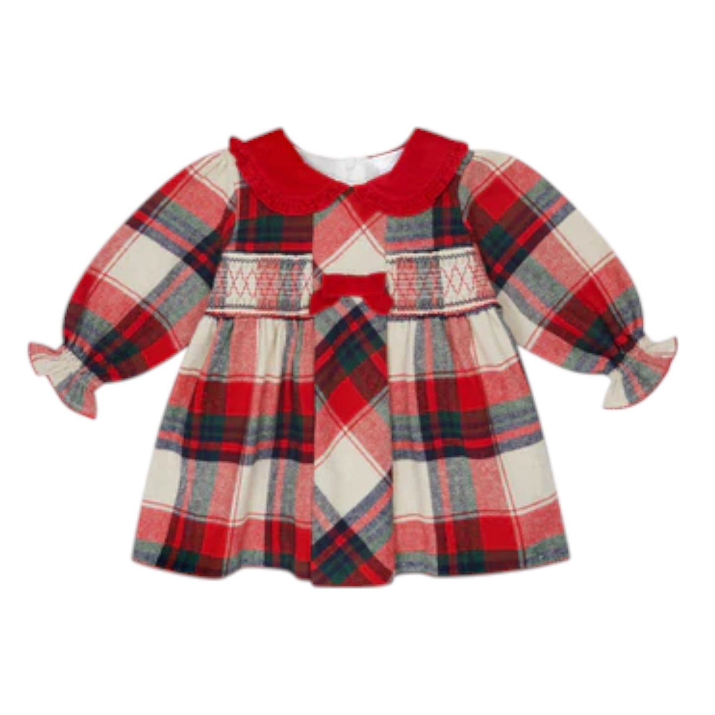 Deolinda Red Tartan Dress