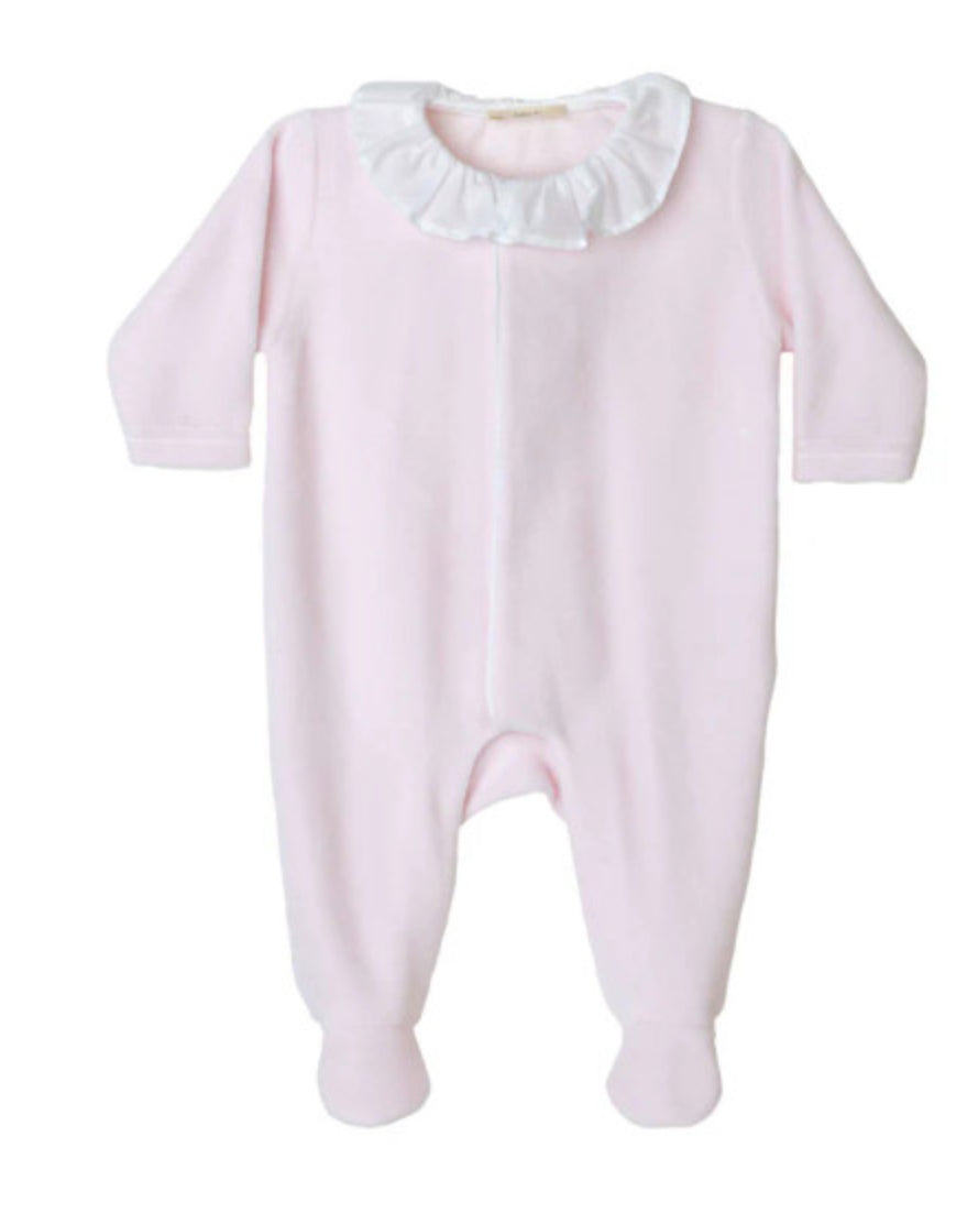 Baby Gi Pink Velour Wings 2pc Babygrow & Hat