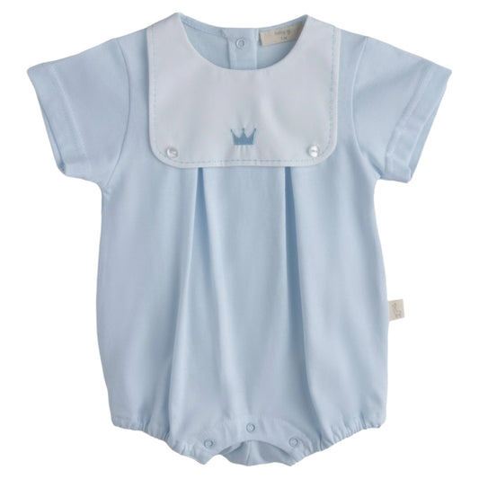 Baby Gi Blue Crown Romper