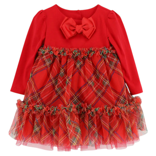 Angels Face Tavia Baby Tartan Dress