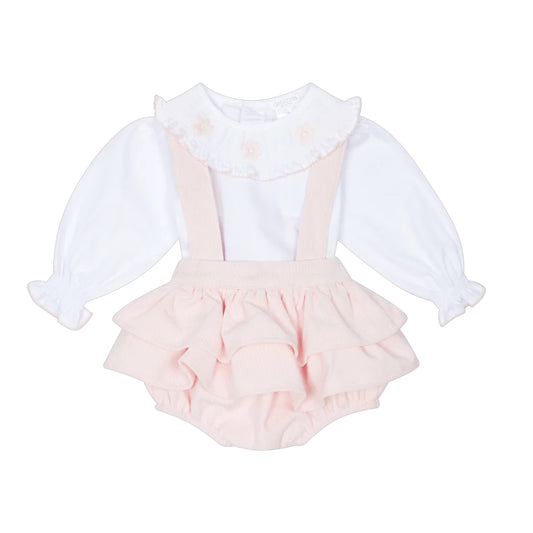 Deolinda Pink Needle Cord 2pc Jam Pant Set