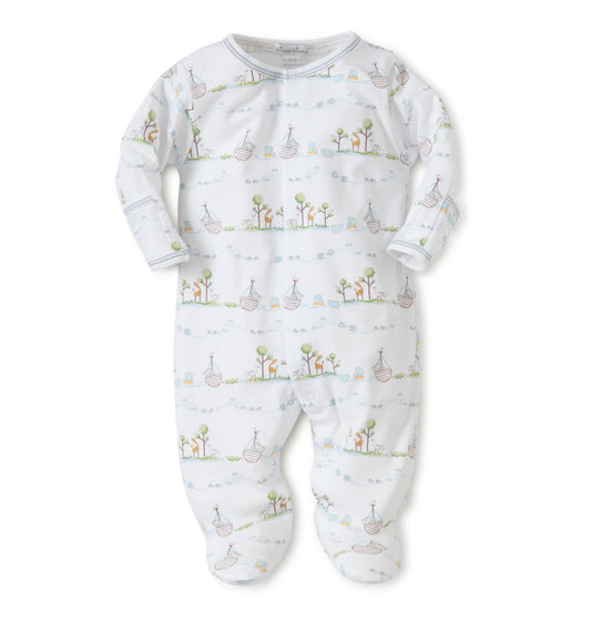 Kissy Kissy Blue Noahs Ark Babygrow