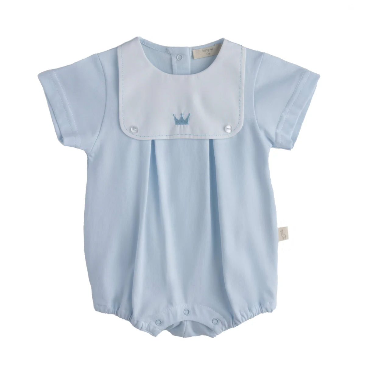 Baby Gi Blue Crown Romper