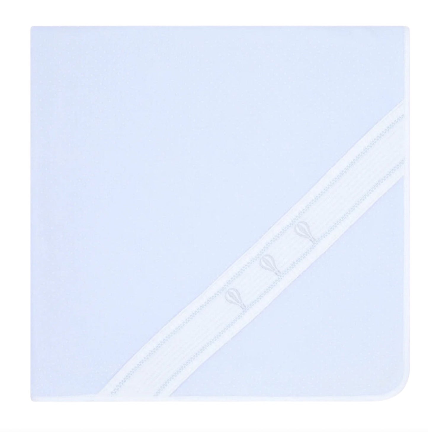 Deolinda 2pc Blue Hot Air Balloon Babygrow & Blanket