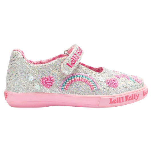 Lelli Kelly Luce Silver Unicorn Shoes