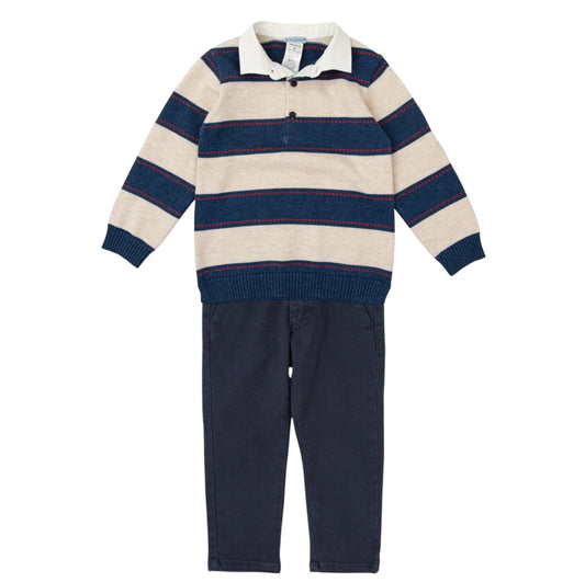 Tutto Piccolo 2pc Polo Shirt Set