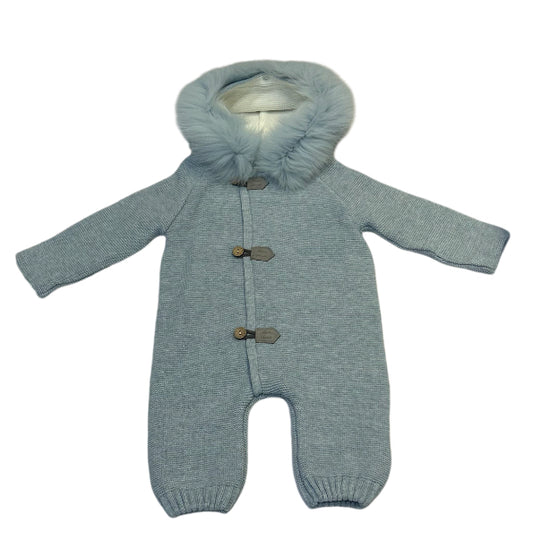 Martin Brand Blue Knit PramSuit