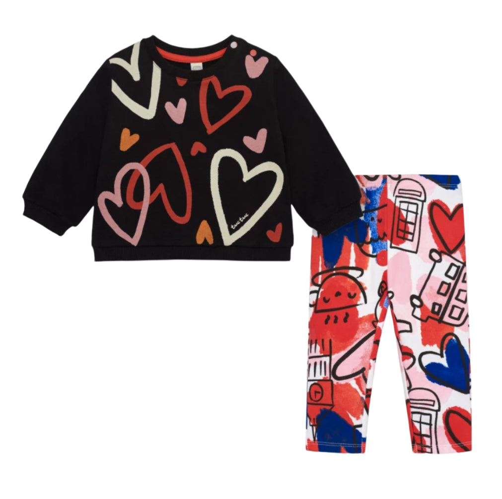 Tuc Tuc Heart 3pc Leggings Set