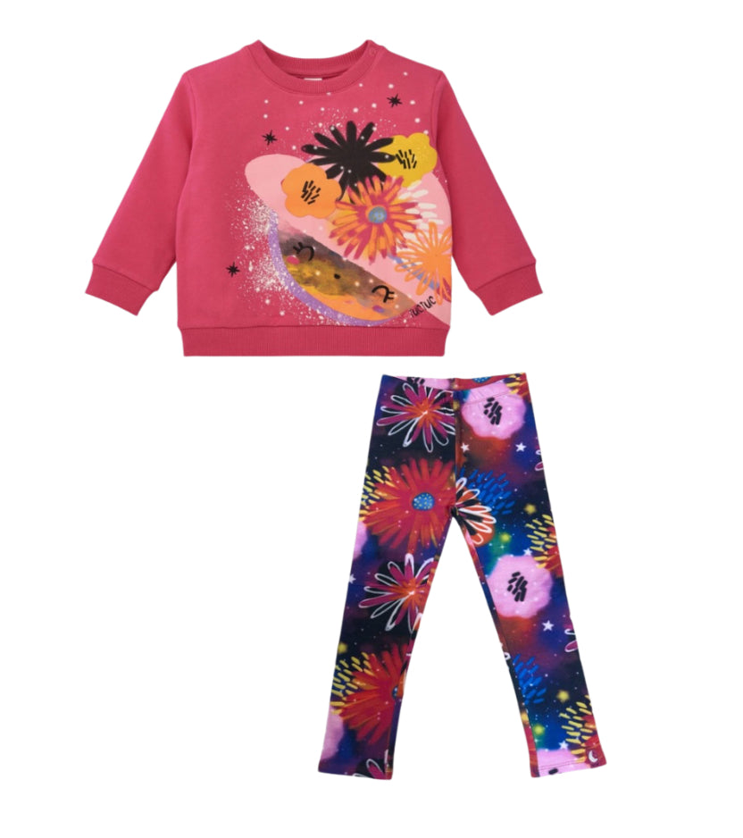 Tuc Tuc Fuschia 2pc Leggings Set